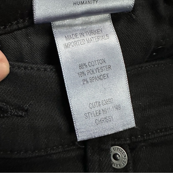 Citizens of Humanity Chrissy high-rise skinny jeans | Black | 27 - Picture 16 of 17